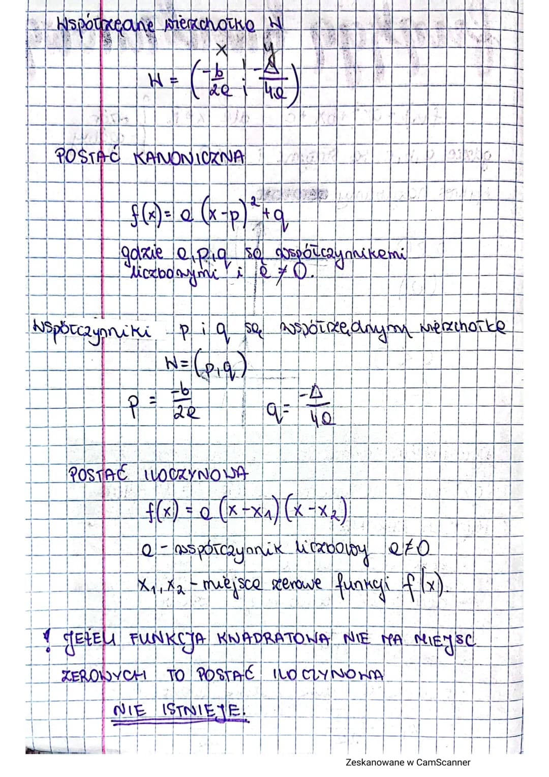 fuqkija kwadratowy
f(x) = 0x² + bx + C
gdzie o, b, c so Stałymi i 0 / 0
Wykres noxywamy paraboto
670
(a)
0
Q40
(-6)
A
Dyróżnikiem trójmione 