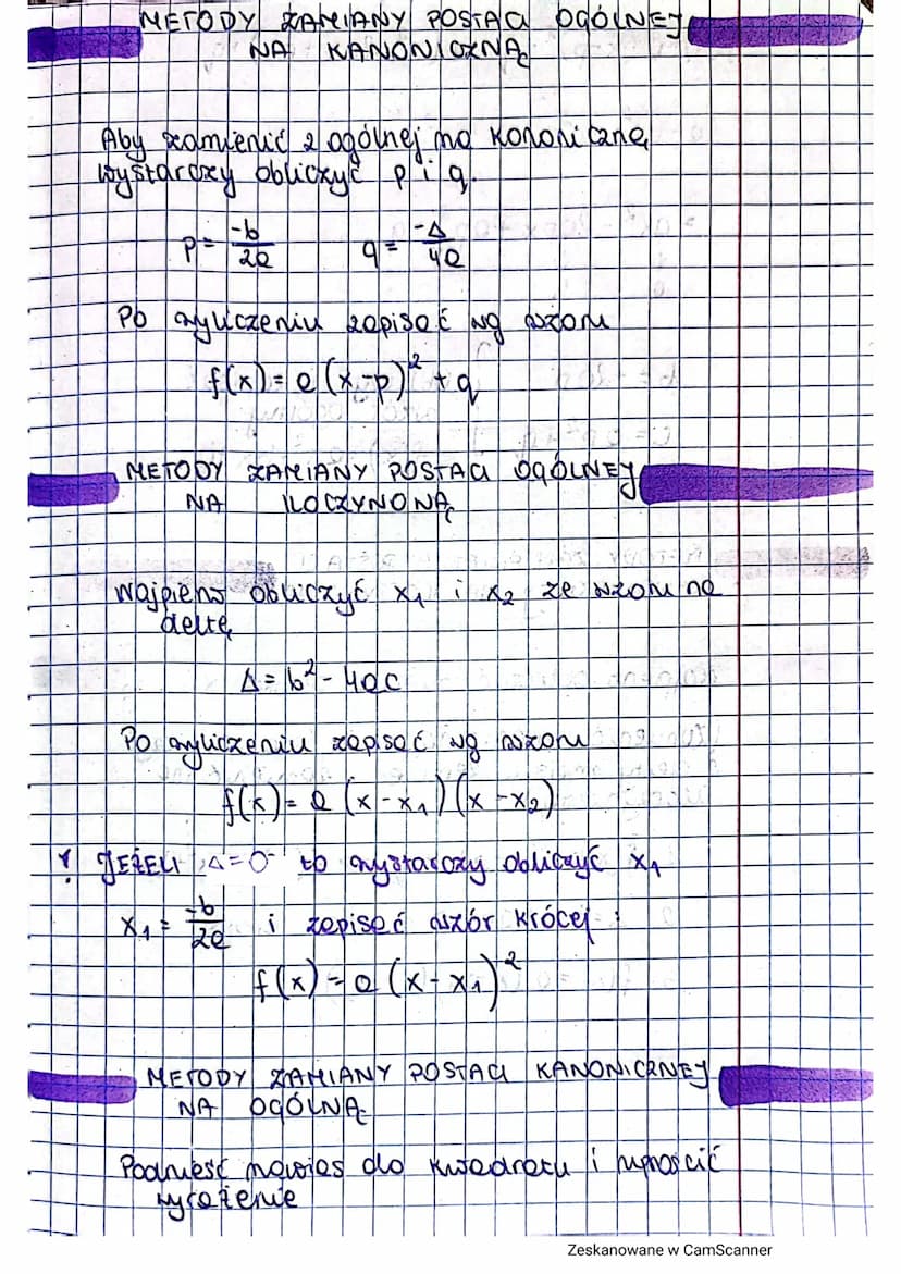 fuqkija kwadratowy
f(x) = 0x² + bx + C
gdzie o, b, c so Stałymi i 0 / 0
Wykres noxywamy paraboto
670
(a)
0
Q40
(-6)
A
Dyróżnikiem trójmione 