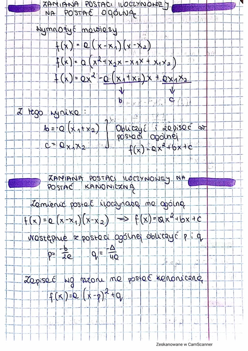 fuqkija kwadratowy
f(x) = 0x² + bx + C
gdzie o, b, c so Stałymi i 0 / 0
Wykres noxywamy paraboto
670
(a)
0
Q40
(-6)
A
Dyróżnikiem trójmione 