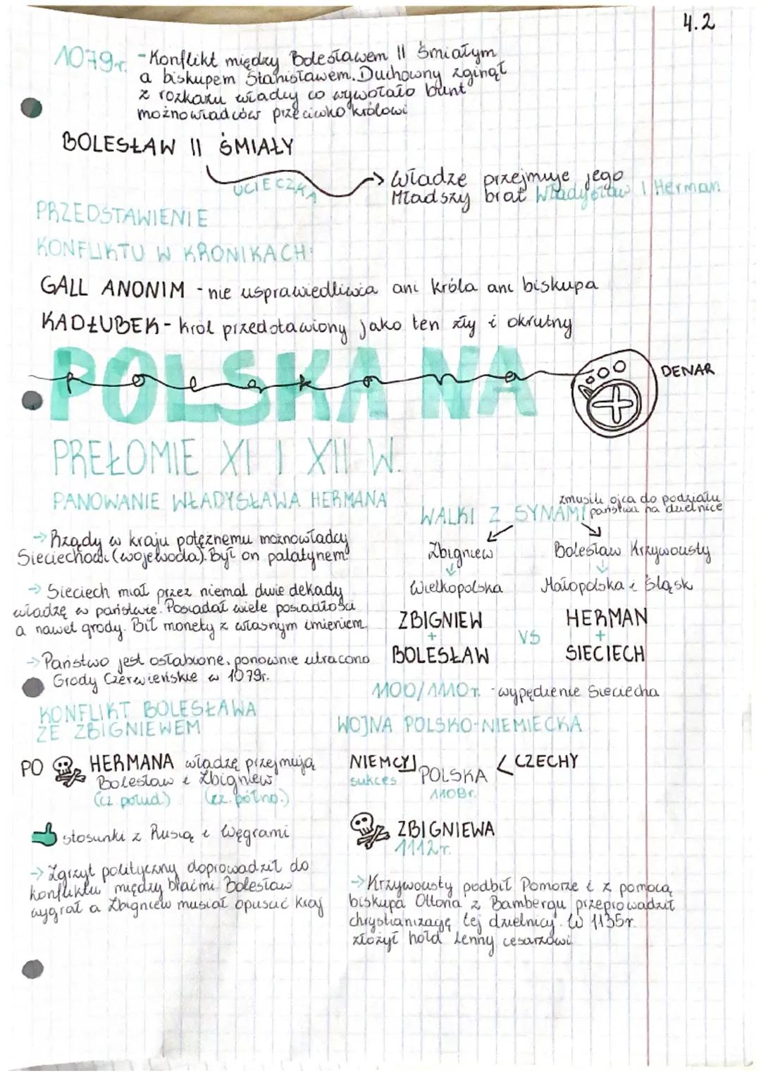# 1

e
a
ZIEM POLSKICH
e

→Wepoce brazu najdłużej trwała
Kultura Tużycka, która obejmowała
ziemie polskie i sąsiednie dużyce gród.
w Biskupi