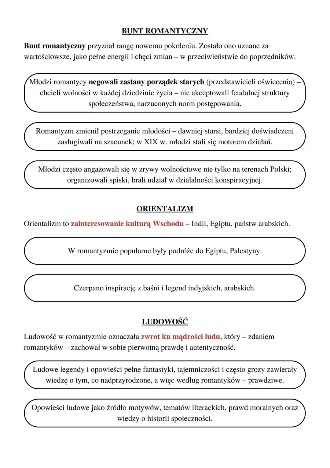 ROMANTYZM
1822-1863
Termin romantyzm początkowo oznaczał co innego niż obecnie.
• Określenie romantyzm pojawiło się już w 2. połowie XVII w.