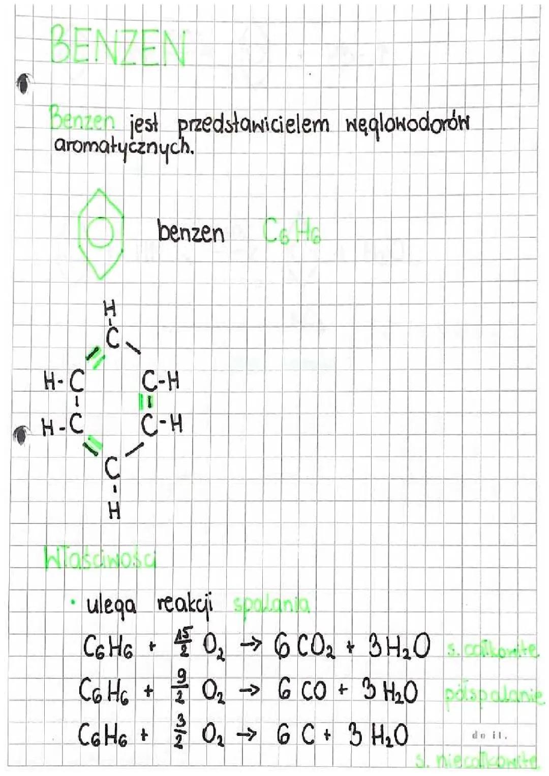 Benzen - Charakterystyka i Właściwości Węglowodorów Aromatycznych