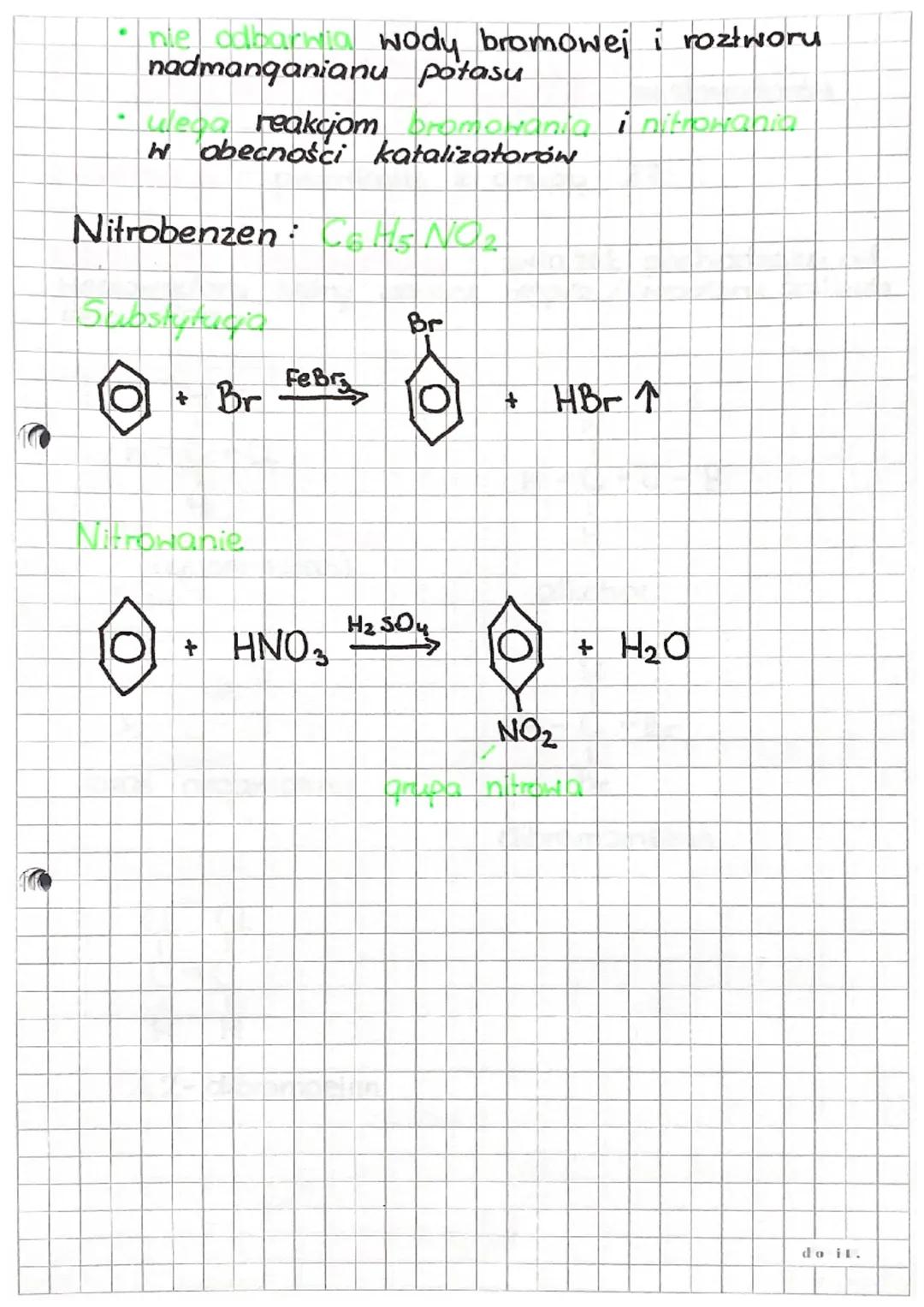 BENTEN
Benzen jest przedstawicielem węglowodorów
aromatycznych.
H-C
H-C
7
H-C
C-H
Н
benzen
C-H
C-H
Wlasciwosa
C& H₂
ulega reakcji spalania
C