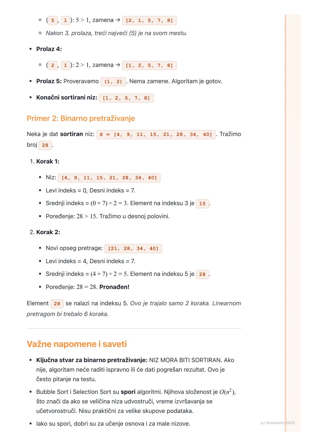 # Algoritmi sortiranja i
pretraživanja

Uvod u algoritme sortiranja i pretraživanja

Algoritmi sortiranja i pretraživanja su osnovni koncept
