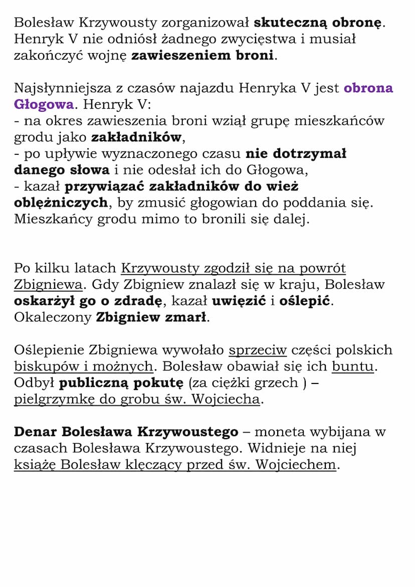 Panowanie Bolesława
Krzywoustego
Bolesław i Zbigniew
Zbuntowani możnowładcy:
- wygnali z kraju Bolesława Śmiałego,
- osadzili na polskim tro