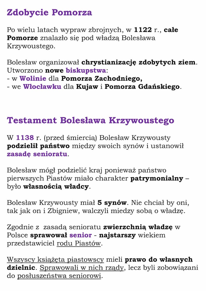 Panowanie Bolesława
Krzywoustego
Bolesław i Zbigniew
Zbuntowani możnowładcy:
- wygnali z kraju Bolesława Śmiałego,
- osadzili na polskim tro
