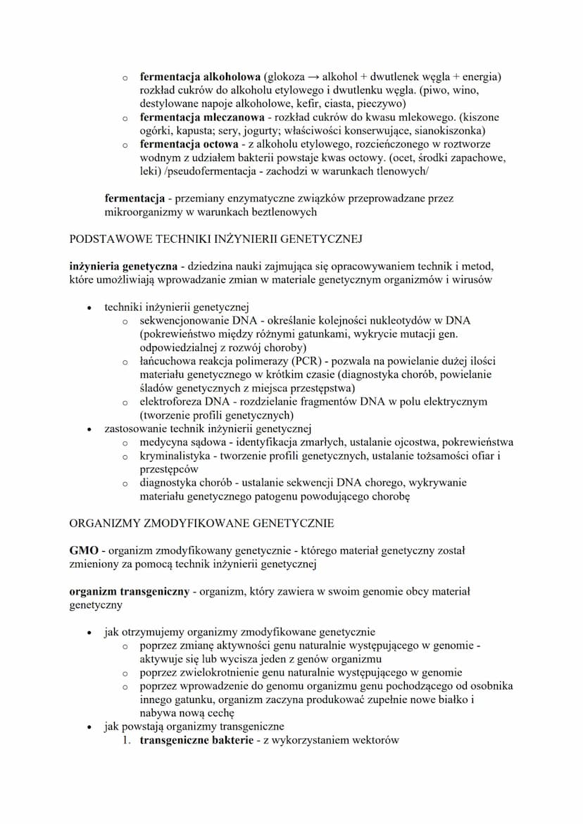 
<p>Biotechnologia to dyscyplina naukowa, która zajmuje się wykorzystywaniem organizmów, wirusów lub ich składników (np. enzymów) do celów p