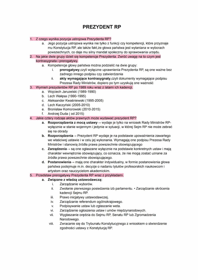 USTRÓJ RP
Konstytucja RP
Procedury demokratyczne w Polsce
Parlament RP
Prezydent RP
Rada Ministrów RP
Sądy i trybunały
Organy kontroli państ