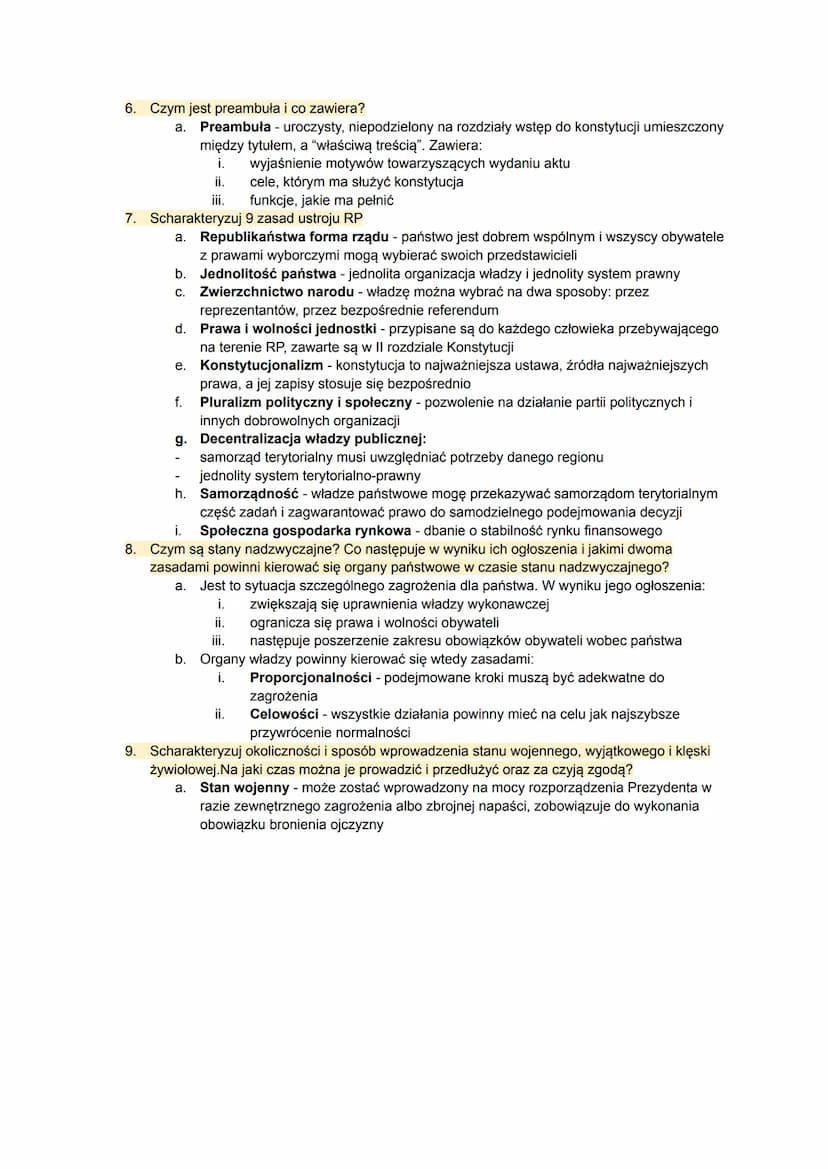 USTRÓJ RP
Konstytucja RP
Procedury demokratyczne w Polsce
Parlament RP
Prezydent RP
Rada Ministrów RP
Sądy i trybunały
Organy kontroli państ