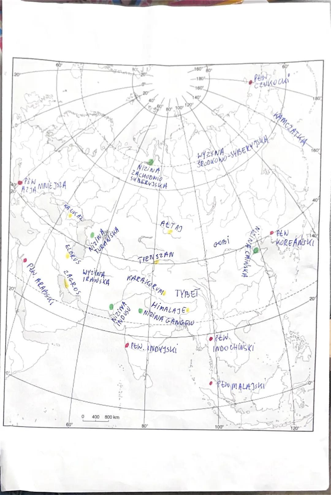 PEW
AZJA
PEN. ARABSKI
60
MNIEJSZA
KA UK AZ
ELBRUS
ZAGROS
Nizin A
TURAWSKA
WYZYWA
IRANSKA
0 400 800 km
for
C
NIZINA
INDUSU
NIZINA
ZACHODNIO
S
