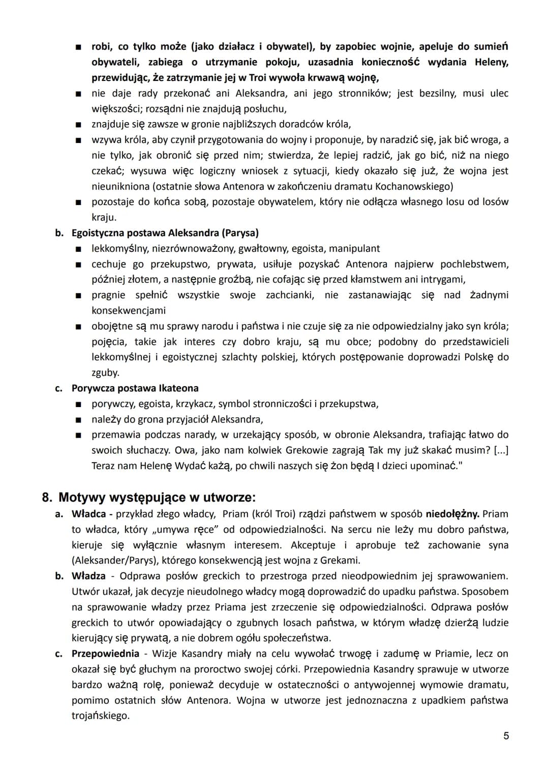 LEKTURA - "Odprawa posłów greckich" - Jan Kochanowski...
1. Mit o Parysie i Helenie - streszczenie..
2. Streszczenie/Plan wydarzeń..
3. Post