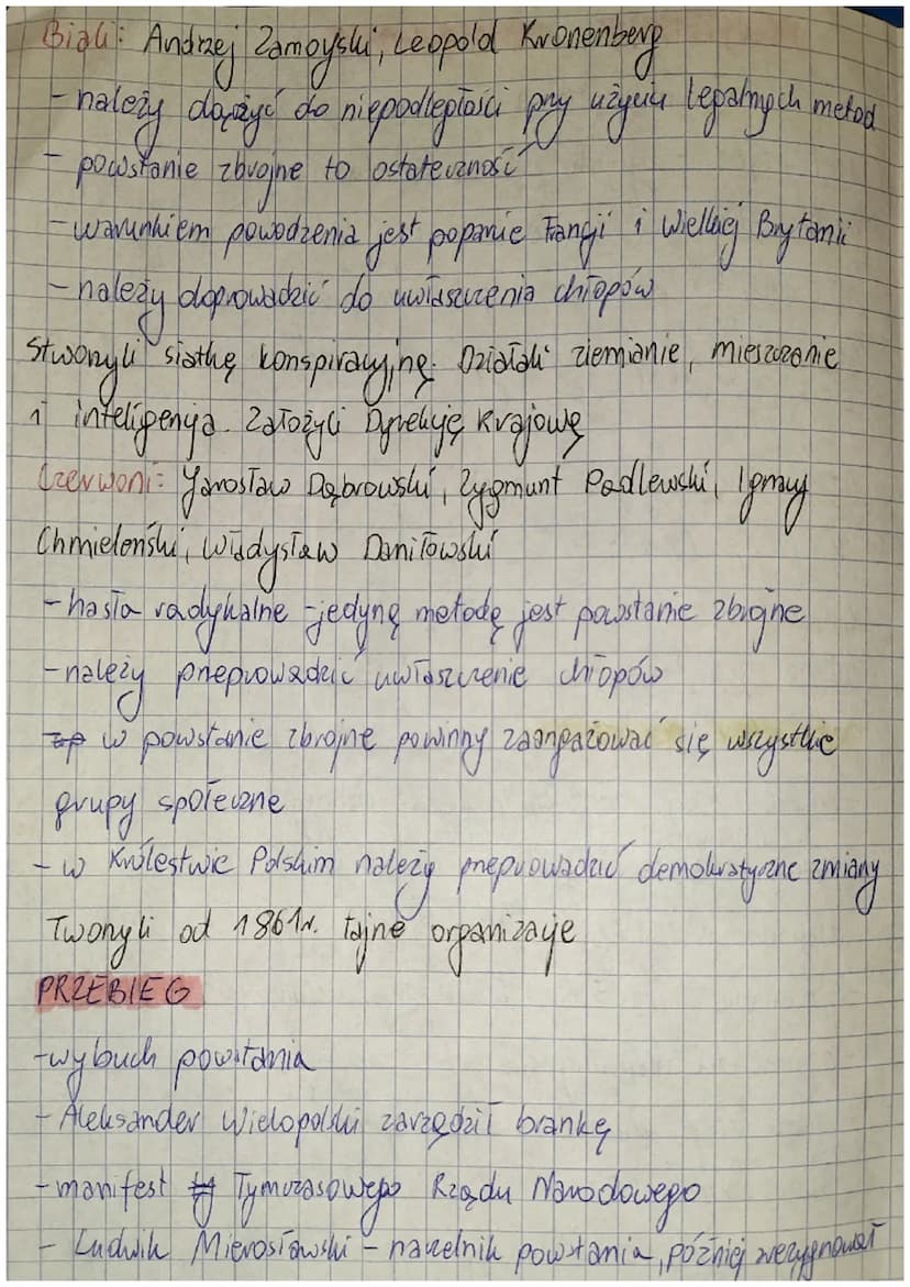 POWSTANIE
: 04. 18616 - manifestaya
08.
STYCZNIOWE
manifestacja na plam zamkowym
no
22. 01. 18631. - wybuch powstania Styczniowego
08.02. 18