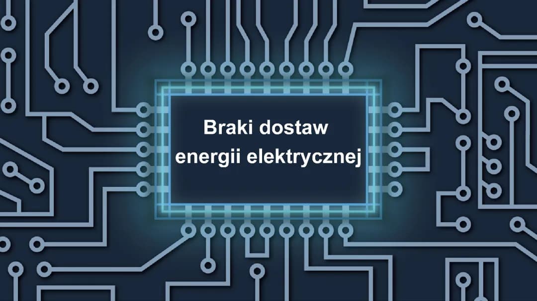 Awaria prądu dzisiaj: przerwy i skutki dla klasy 8