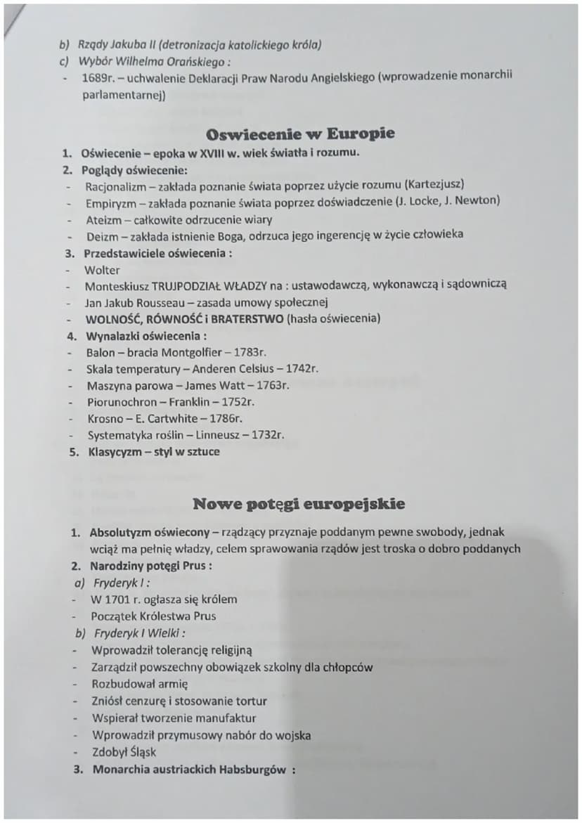 historia klasa 6
dział 4
Monarchia absolutna we Francji
1. Rządy Henryka IV :
-
Edykt Nantejski w 1598r.- koniec wojen religijnych
Ogranicze
