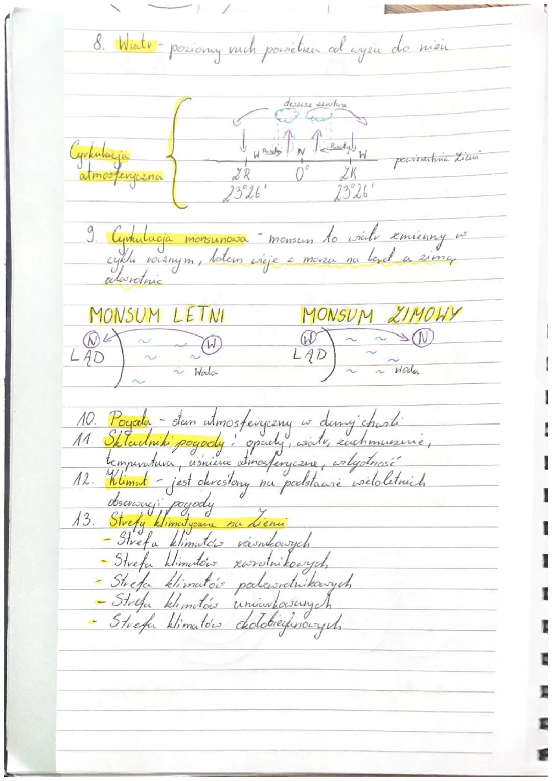 ATMOSFERA

1. Atmosfera - powłoka gazowa Ziemi
2. Shtal atmosfery: azot (18%), tlen (21%), inne gazy (1%)
3. Wurstwowa budowa almasfery i
- 