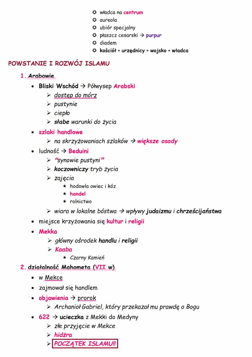 CESARSTWO BIZANTYJSKIE
1. Bizancjum - nowy Rzym
początki średniowiecza
●
Konstantynopol → wcześniej Bizancjum
„drugi Rzym"
• zanikanie świad