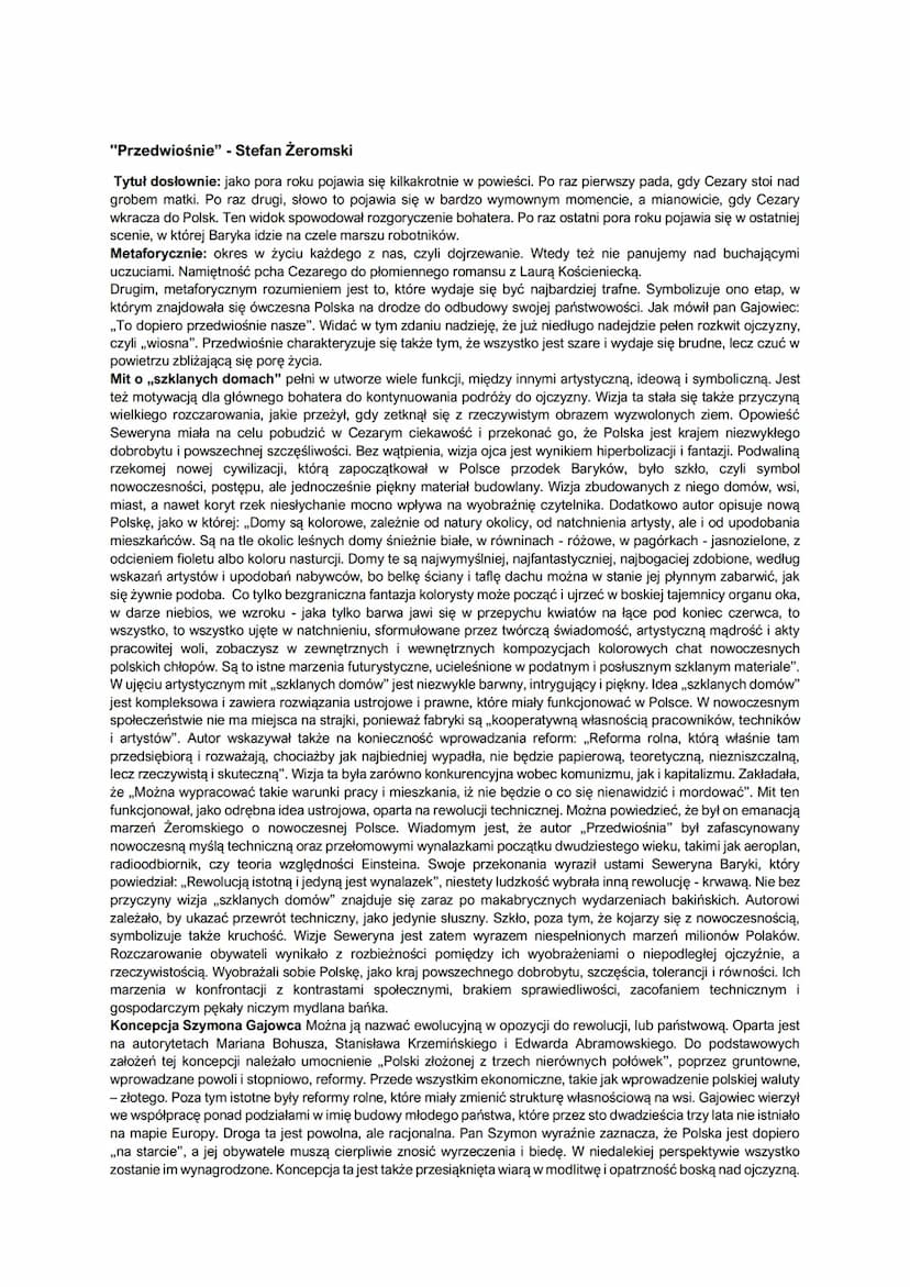 DWUDZIESTOLECIE MIĘDZYWOJENNE
1. "Zrzućmy z ramion płaszcz Konrada" - neoromantycy, poruszający tematykę wojenną, "I zacznijmy
wreszcie żyć"