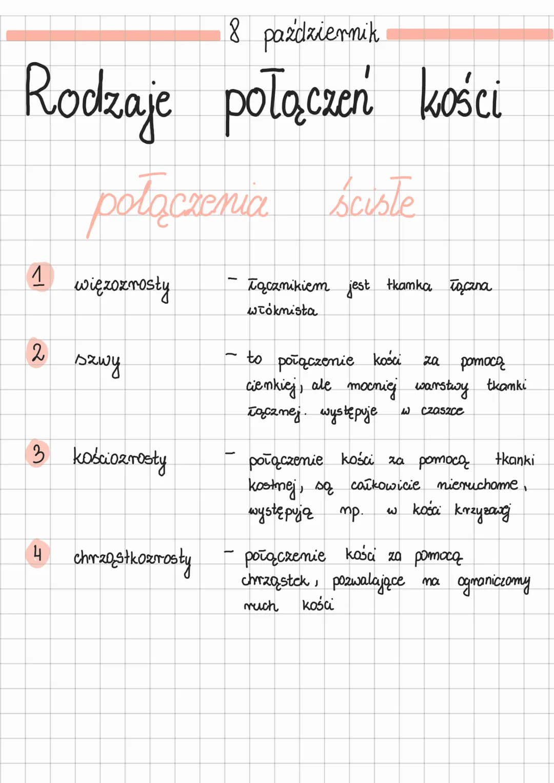 
<p>Istnieje wiele rodzajów połączeń kości w ludzkim ciele. Są to m.in. więzozrosty, szwy, a także połączenia ścisłe, które łączą kości za p