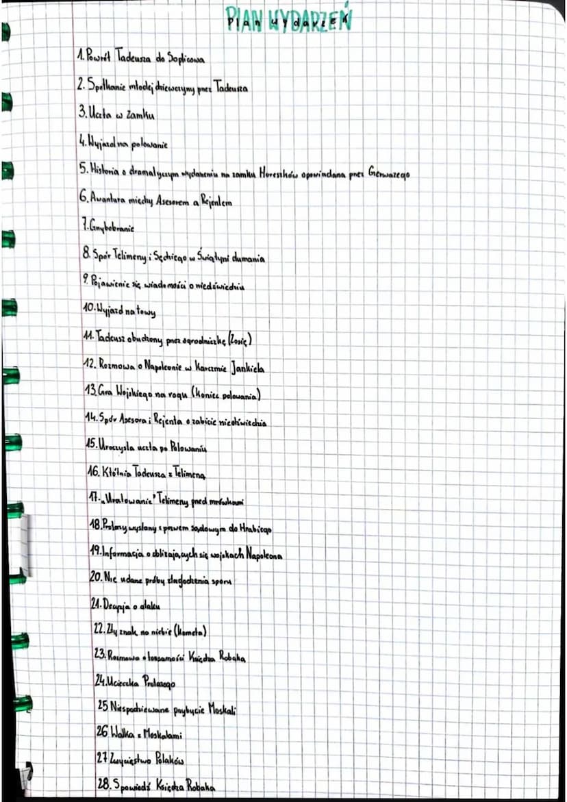 1
Į
@study-Lena
Gatuncks - epopeja
Gas 5 dni 18Mr.
2 dni 1812.
Miejsce Soplicowo, Zamek Horeszkow
BOHATEROWIE
Saplica
Tadeusz Soplica - syn 