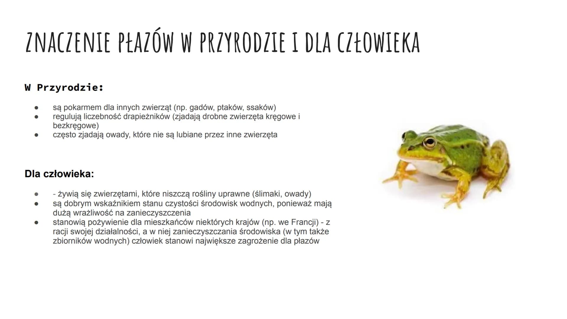 Scharakteryzuj Znaczenie Płazów W Przyrodzie I Dla Człowieka Znaczenie płazów w przyrodzie i dla człowieka - Płazy dla dzieci