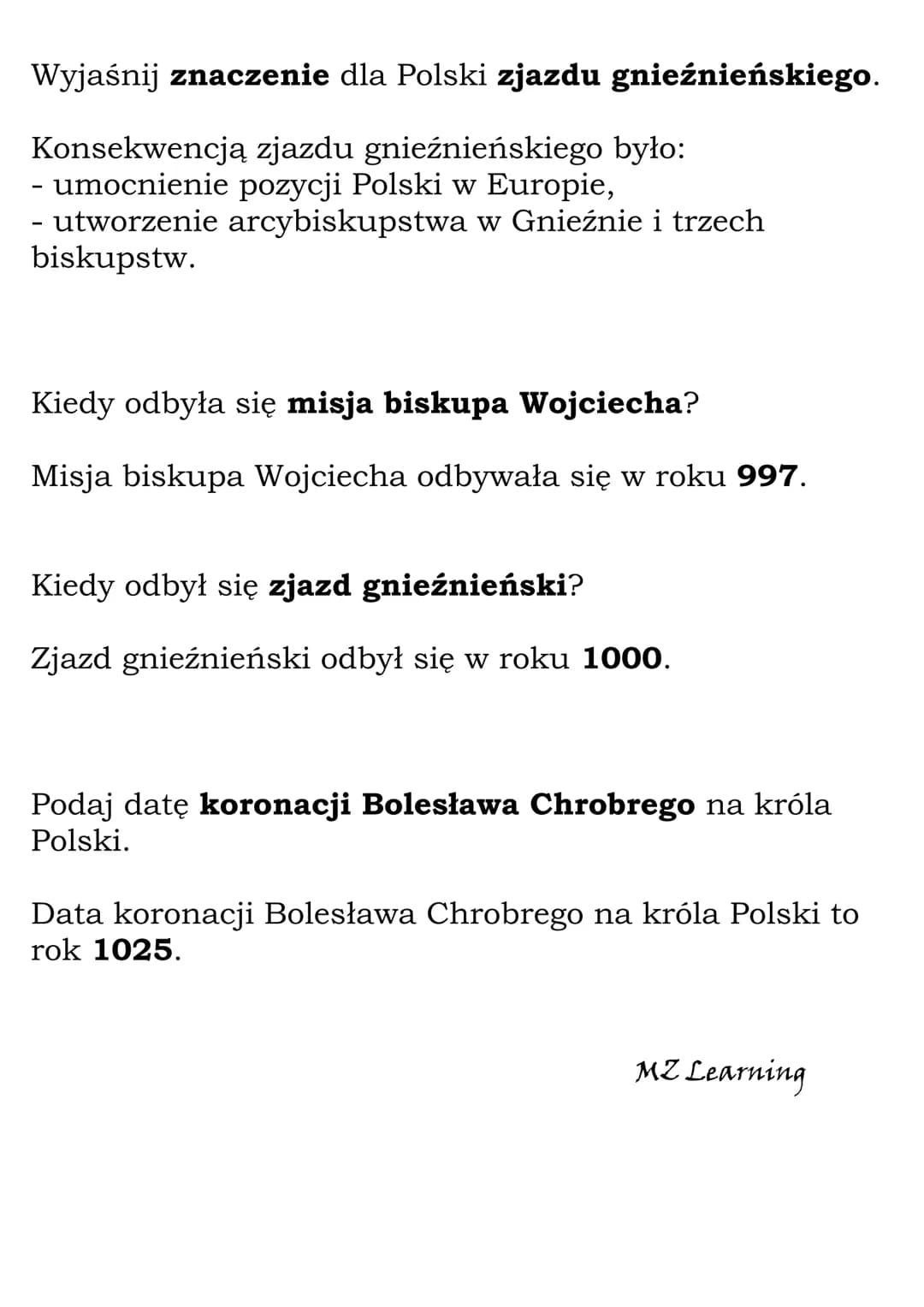 Bolesław Chrobry
(Dział Polska Piastów)
Fiszki
Wyjaśnij znaczenie pojęcia misja chrystianizacyjna.
Misja chrystianizacyjna to wyprawa, które