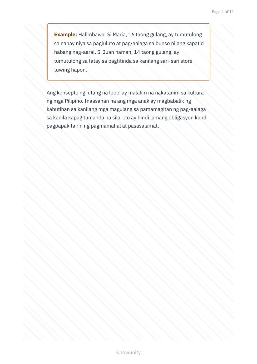 # Pagpapahalaga sa Kultura at Tradisyon: Kahalagahan ng Pamilyang Pilipino

Pag-aaral sa mahahalagang papel ng pamilya sa kultura ng Pilipin