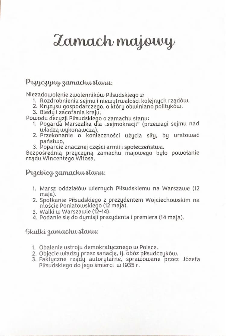 Know Zamach majowy (przyczyny, przebieg, skutki). thumbnail