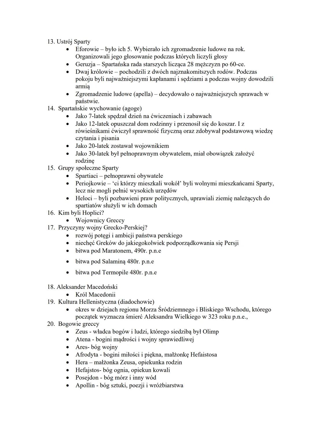 DZIEJE STAROŻYTNEJ GRECJI

POJĘCIA:

Hellada- ogólna nazwa starożytnej Grecji
Olimp - Najwyższy masyw górski
Agora główny plac, rynek w SG
A