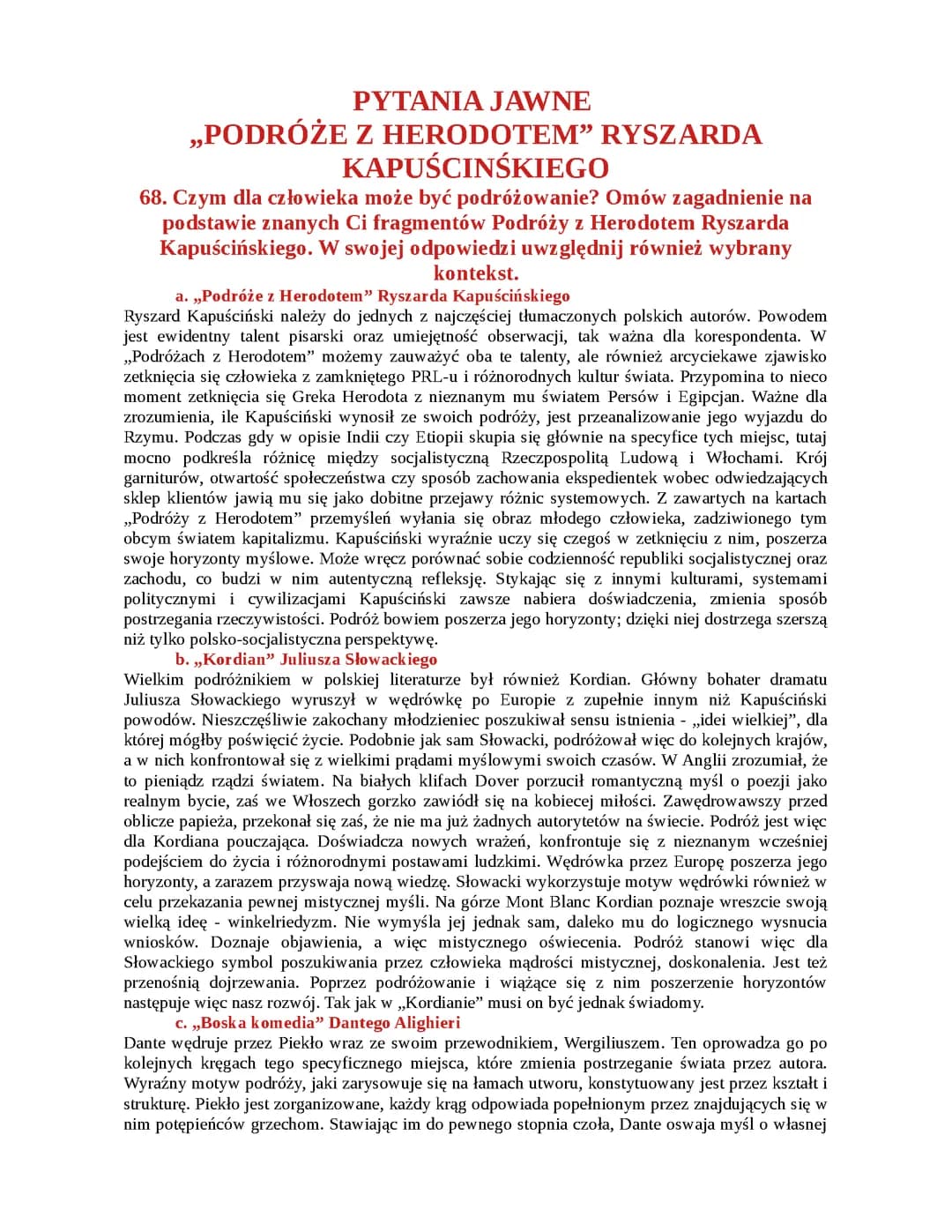 Pytania jawne (Podróże z Herodotem)