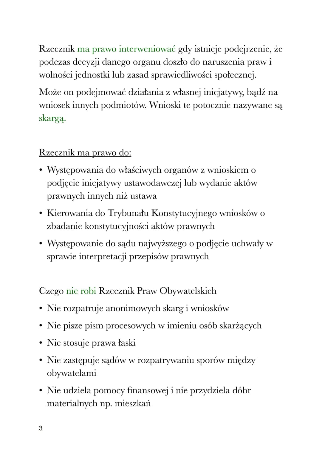 ORGANY KONTROLI
Ochrona prawa
Najwyższa Izba Kontroli (NIK)
Została powołana do sprawdzania prawidłowości działania
instytucji publicznych.
