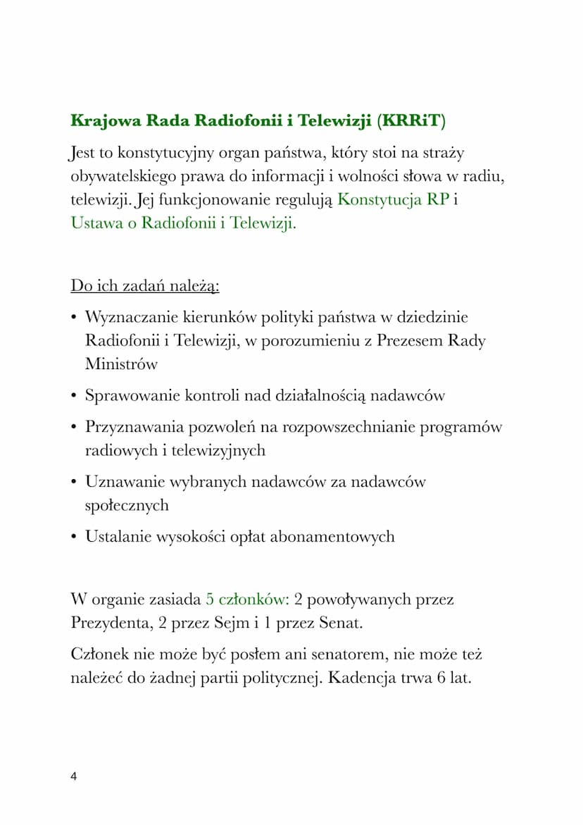ORGANY KONTROLI
Ochrona prawa
Najwyższa Izba Kontroli (NIK)
Została powołana do sprawdzania prawidłowości działania
instytucji publicznych.
