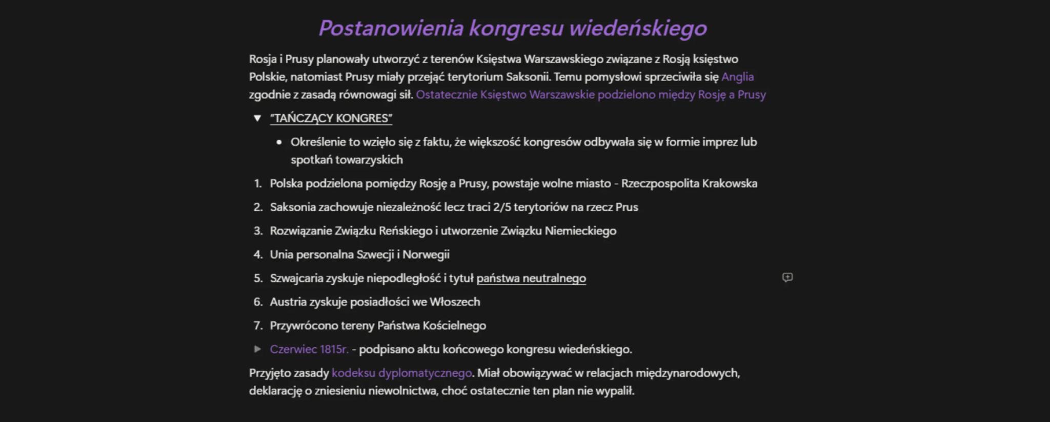 # Kongres wiedeński i system 
Świętego Przymierza

Definicje

IX 1814 - VI 1815

* IX 1814 - początek obrad kongresu wiedeńskiego
* III-VI 1