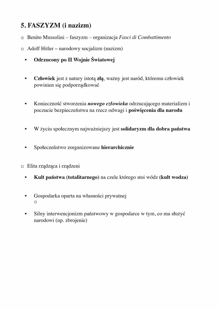 MYŚL POLITYCZNA
Myśl polityczna - zbiór refleksji odnośnie państwa, życia społecznego,
etc.
5) Nazizm
6) Faszyzm
7) Komunizm
ideologia
(ogół