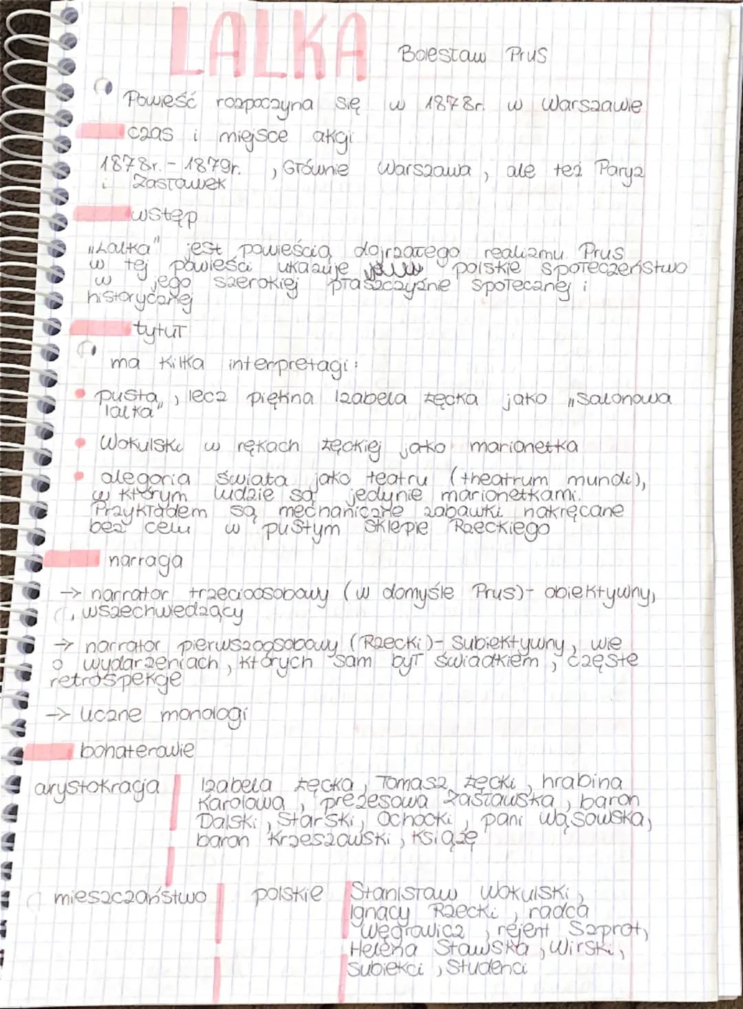 LALKA
Powieść
czas i miejsce akgi
Bolestaw Prus
rozpoczyna się
W 1878.
w Warszawie
1878-1879.
Grównie
)
Zastawek
Warszawa
).
ale też Parys
w