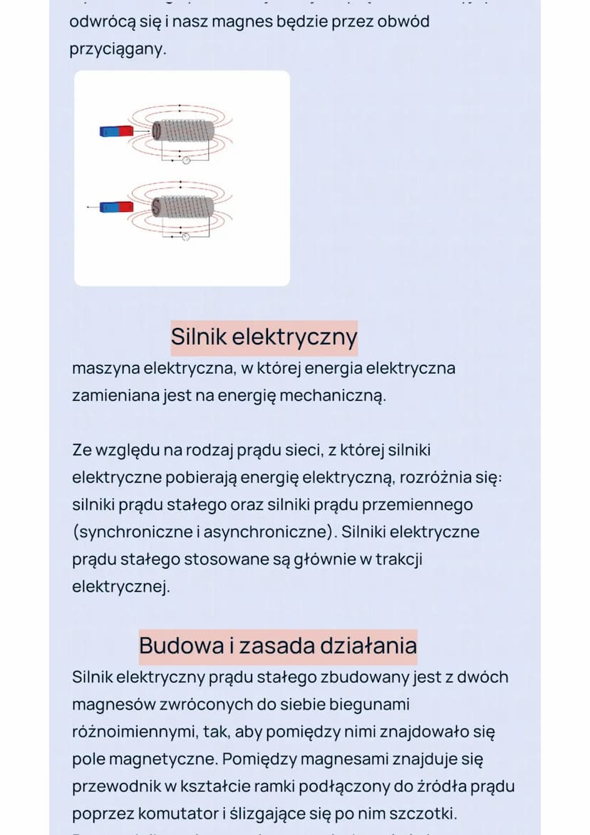 Indukcja elektromagnetyczna
zjawisko powstawania siły elektromotorycznej w
przewodniku na skutek zmian strumienia pola
magnetycznego. Zmiana