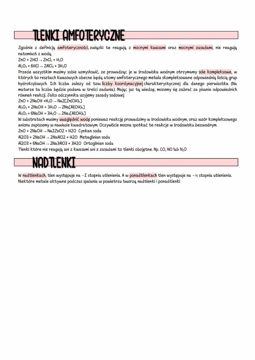 TLENKI
Większość tlenków występuje w postaci gazowej, na ziemi w atmosferze otaczającej naszą planetę. Niektóre z nich to
substancje state n