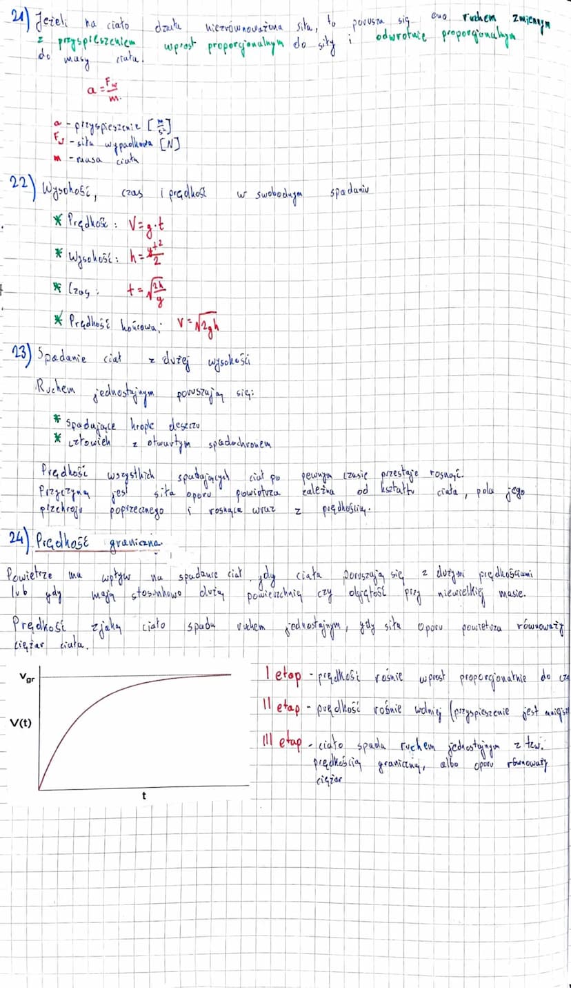 II. Dynamika
1) situ
jako wielkość wektorowa,
Posiada cetery cechy.
* hierunek
*
Zwrot
2) sity wahit nas-
wartość
punkt przytožemin
*sita.
*