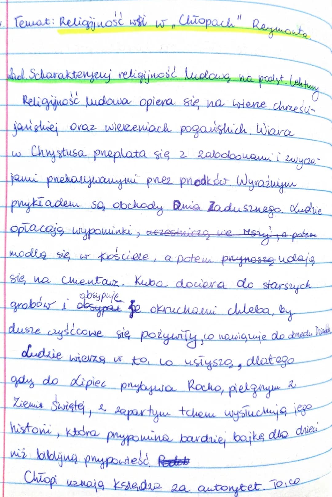Religijność i Obyczaje w Chłopach - Tom 1, Zaduszki, Obrzędy i Święta