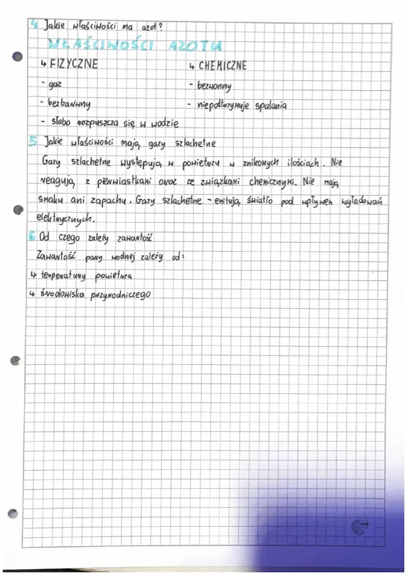 →
"C
Powietrze Mieszanina jednovodna gazów
Czym jest powietrze?
Powietrze to Mieszanina jednowodna gazów. Składniki powietrza to: azot, Hen;