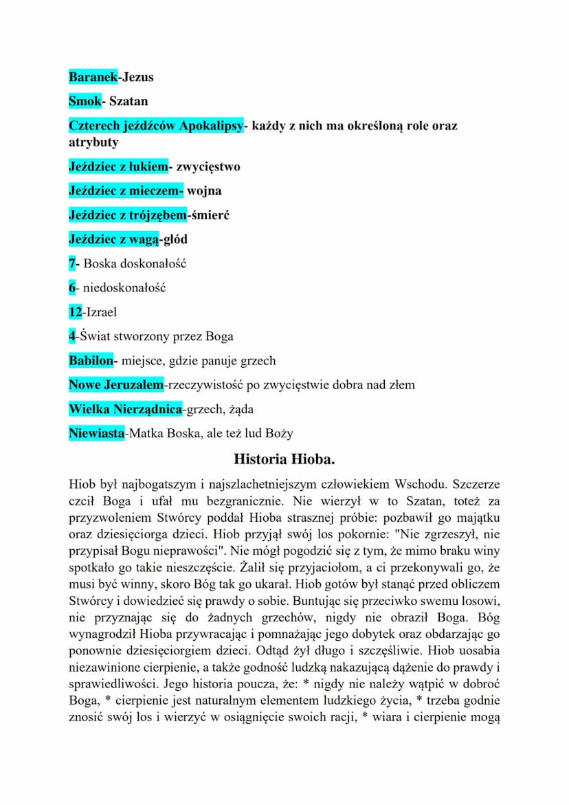 Biblia
Inaczej Pismo Święte Starego i Nowego Testamentu, to zbiór ksiąg religijnych
judaizmu i chrześcijaństwa.
Tłumaczenia Biblii:
Septuagi