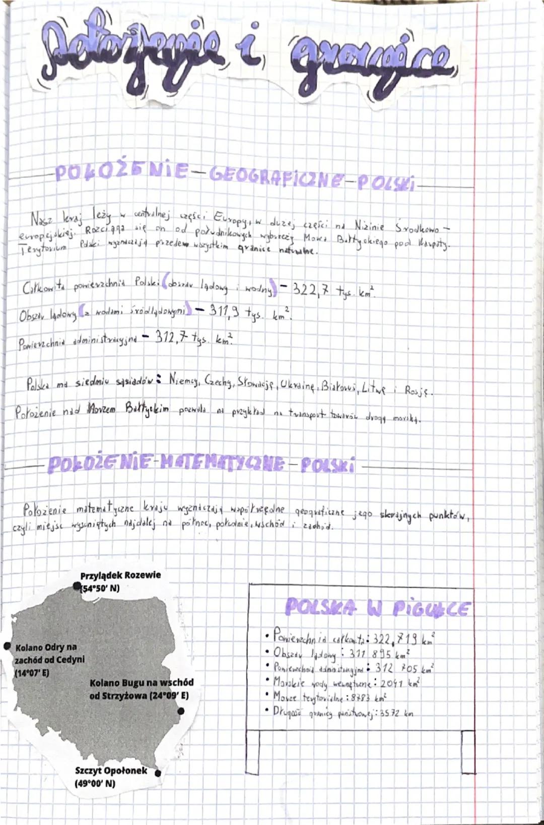 Pawgayle i gragice
Dengagie
POŁOŻENIE - GEOGRAFICZNE POLSKI-
Nasz kraj leży w centralnej części Europy, w dużej części na Nizinie Środkowo-
