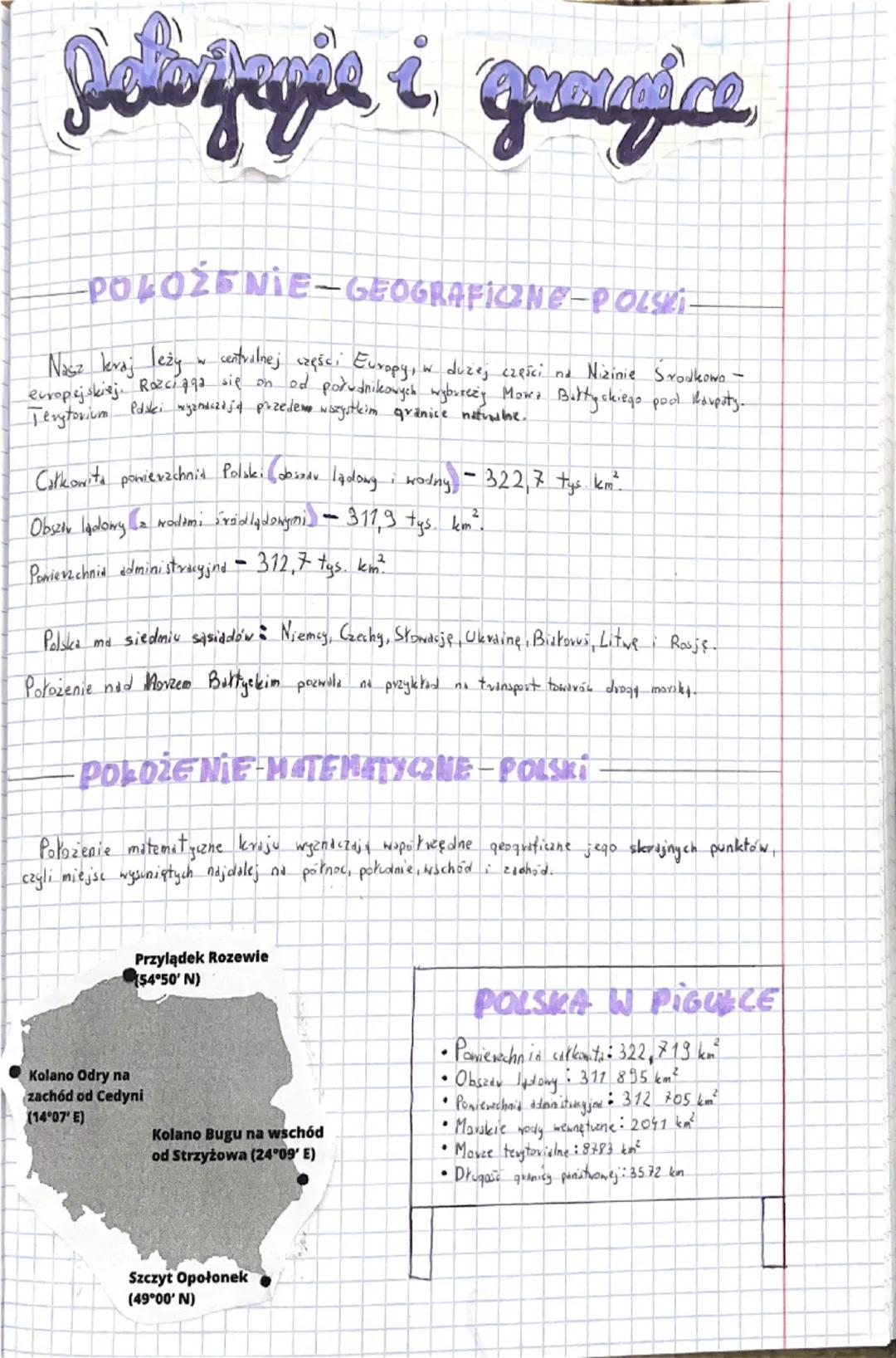 Pawgayle i gragice
Dengagie
POŁOŻENIE - GEOGRAFICZNE POLSKI-
Nasz kraj leży w centralnej części Europy, w dużej części na Nizinie Środkowo-
