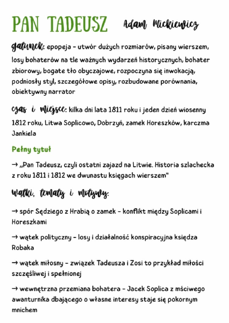 Know Pan Tadeusz notatka thumbnail