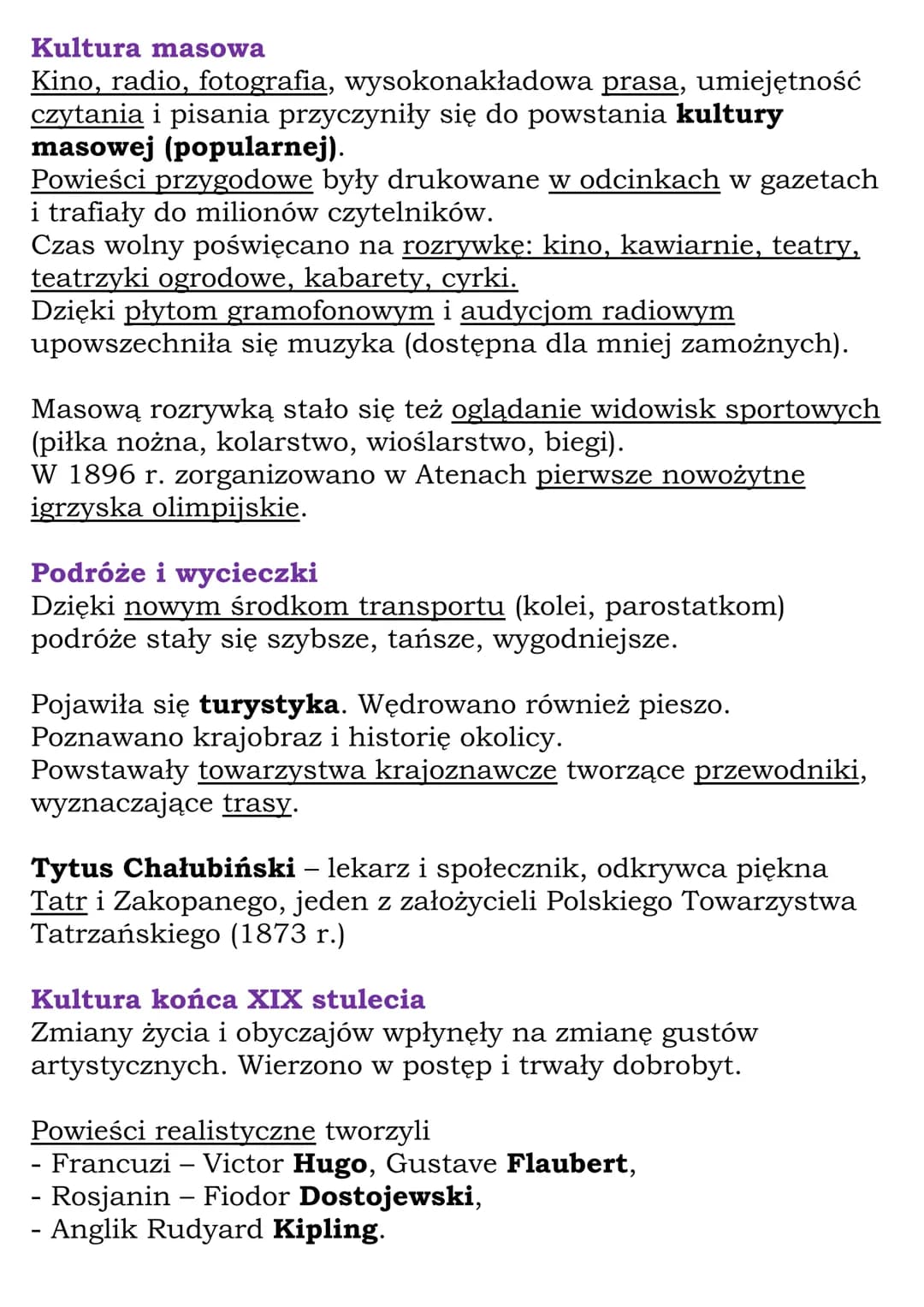 Narodziny kultury
masowej.
Przemiany obyczajowe
klasa 7, WSiP
Belle époque – Piękna epoka – czas pokoju, rozwoju
gospodarczego i wzrostu zam