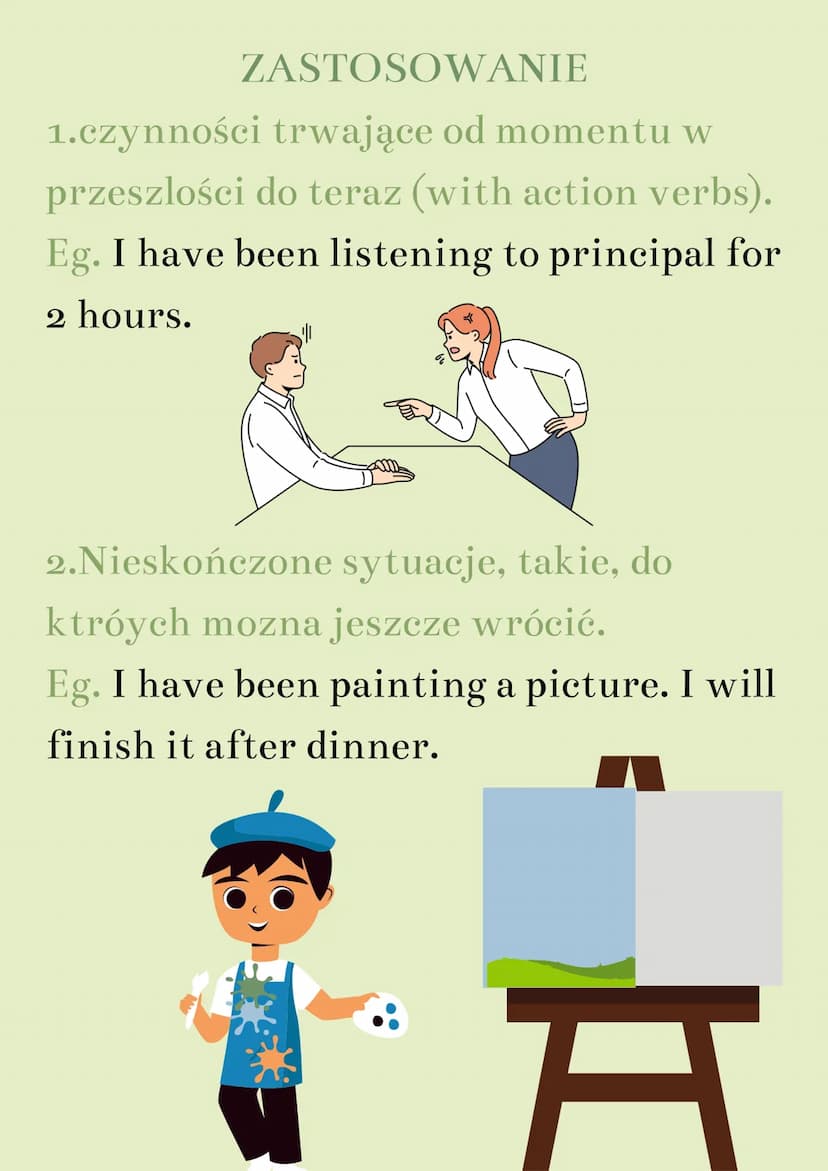 Present Perfect
BUDOWA
positive:
S + have/has + V (past participle)
negative:
S + haven't/hasn't + V (past particple)
question:
Have/Has + S