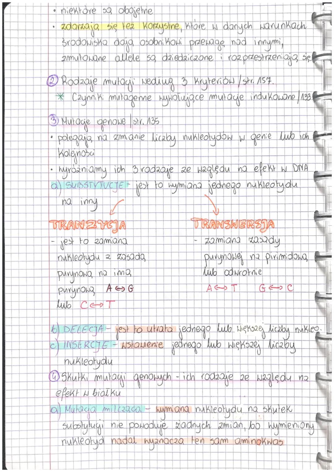 LEKCIA

Temat:MUTACYE

MUTACJA

• nagie, traale zmiany w materiale genetycznym

• większośc mutagi jest nekomustna provada do chorob
genetyc