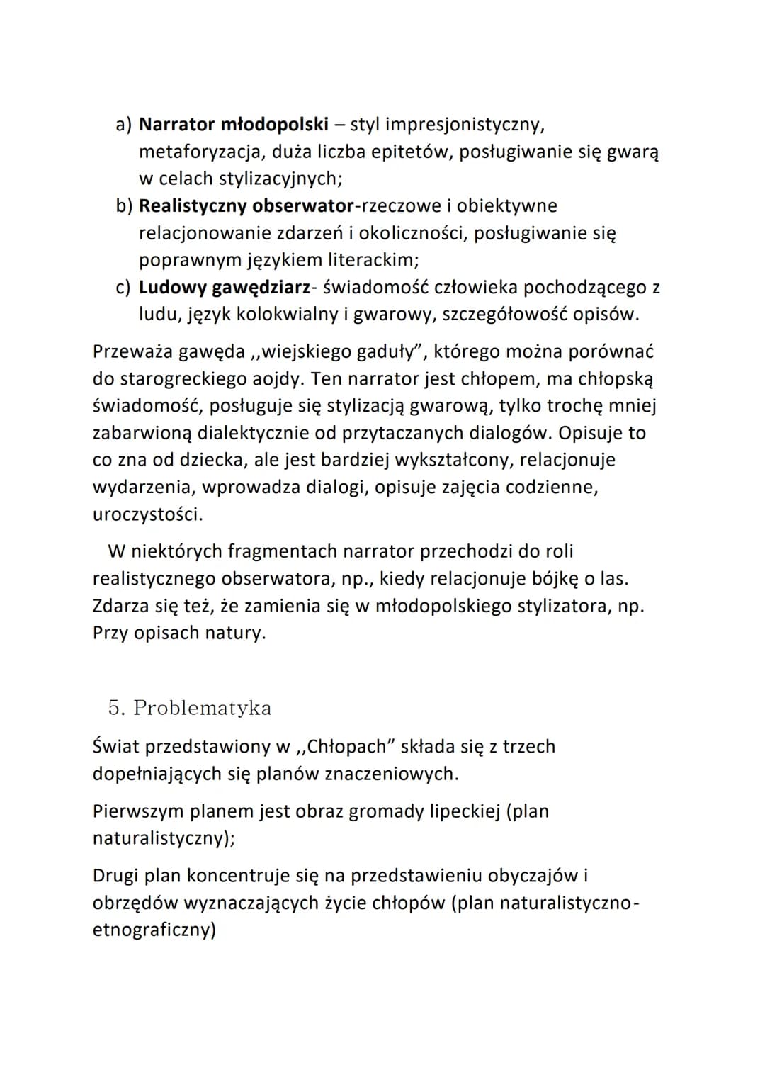 ,,CHŁOPI, t. I(jesień)"
Władysław Stanisław Reymont
Rodzaj literacki: epika
Gatunek literacki: powieść modernistyczna
1. Czas powstania powi