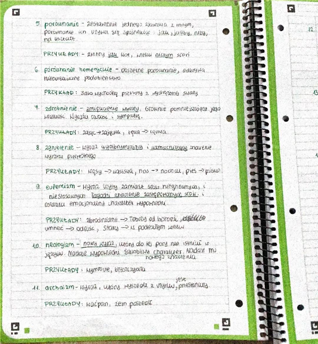 L
03-20252
J.POLSKI
SRODKI STYLISTYCZNE
1. epitet - określenie rzeczownika wyrażone przymiotnikiem,
imiesłowem lub przysłówkiem
przymiotnik 