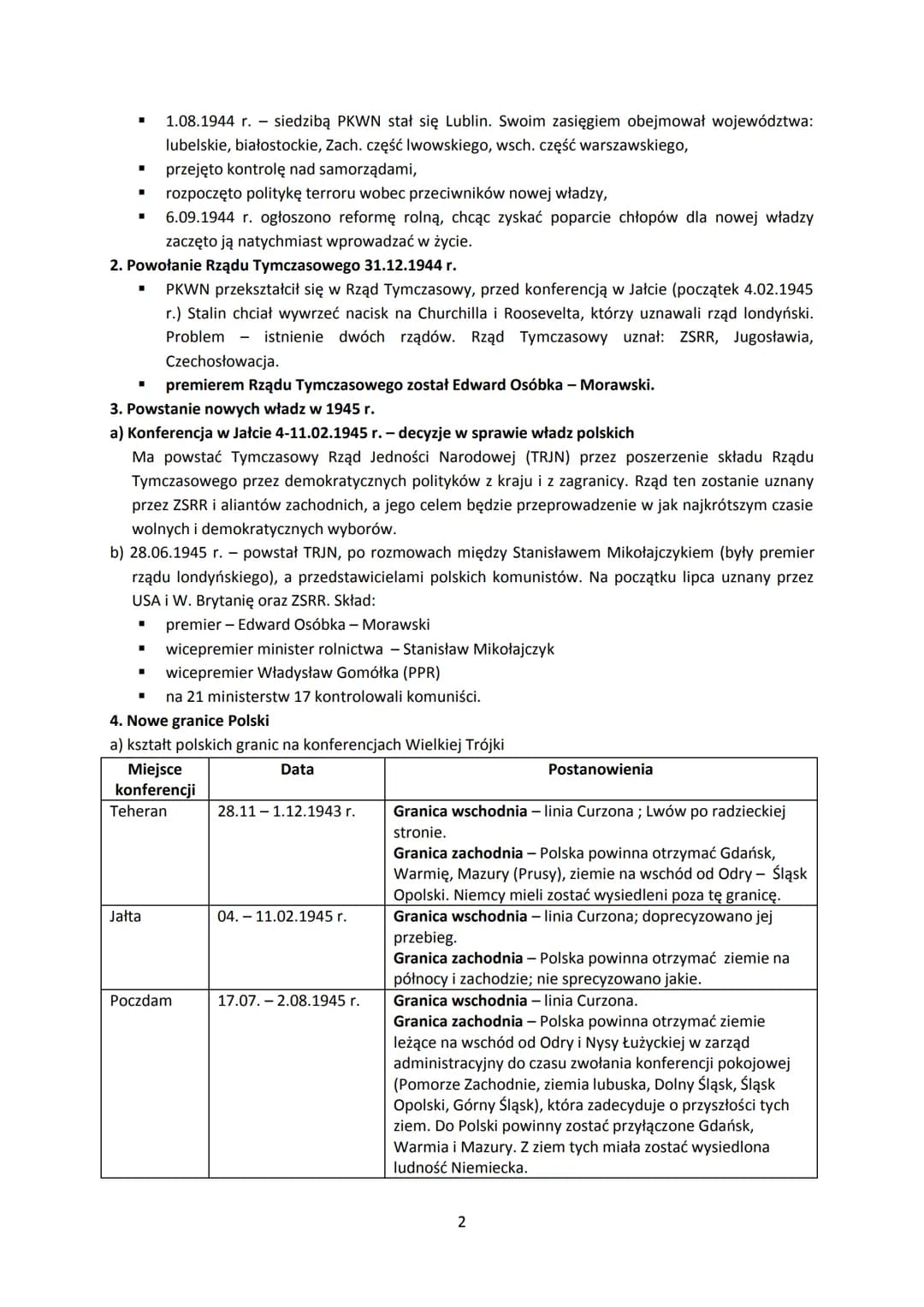 PKWN - Polski Komitet Wyzwolenia Narodowego
ZPP - Związek Patriotów Polskich
CBKP - Centralne Biuro Komunistów Polskich
KRN - Krajowa Rada N