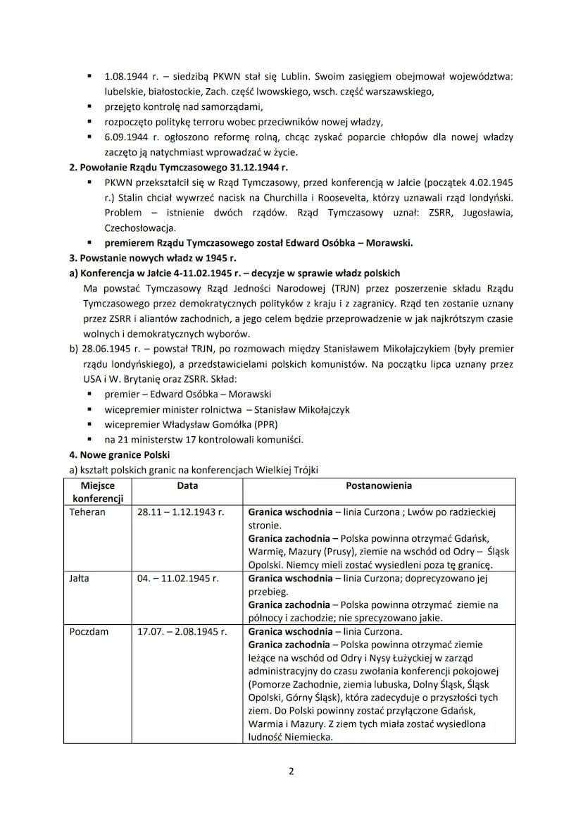 PKWN - Polski Komitet Wyzwolenia Narodowego
ZPP - Związek Patriotów Polskich
CBKP - Centralne Biuro Komunistów Polskich
KRN - Krajowa Rada N